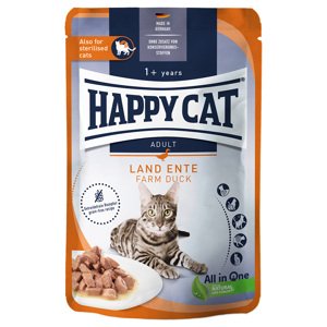 Happy Cat Pouch Meat in Sauce 12 x 85 g  - kachní