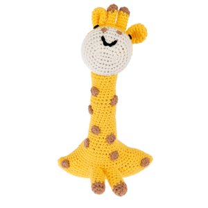 TIAKI pletená hračka pro psy žirafa - D 11 x Š 6 x V 18 cm