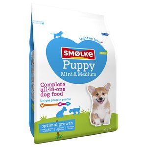 Smølke Dog Puppy Mini/Medium - 2 x 3 kg
