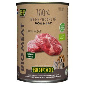 BF Petfood Organic hovězí - 6 x 400 g