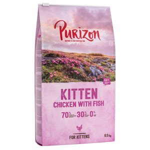 Purizon Kitten kuře & ryba - bezobilné - Výhodné balení 2 x 6,5 kg