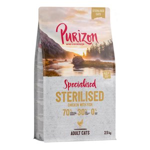 Purizon Adult Sterilised kuře & ryba - bezobilné - 2,5 kg