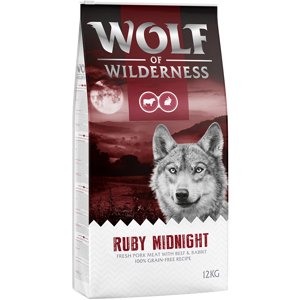 Wolf of Wilderness Adult "Ruby Midnight" - hovězí a králičí - 12 kg
