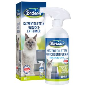 Bactador odstraňovač zápachů pro kočičí toalety - 500 ml