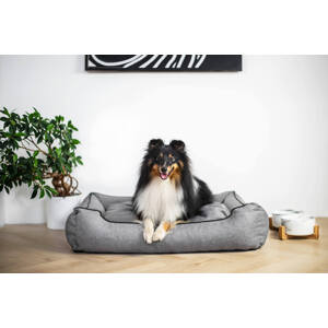 Vsepropejska Comfort světle šedý pelech pro psa Barva: Šedá, Rozměr (cm): 130 x 110