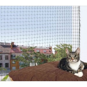 SÍŤ ochranná pro kočky - 2x1,5m / černá