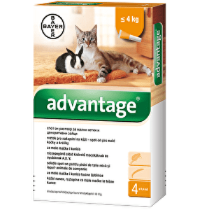 Advantage 40 10% 1x0,4ml pro kočky do 4kg